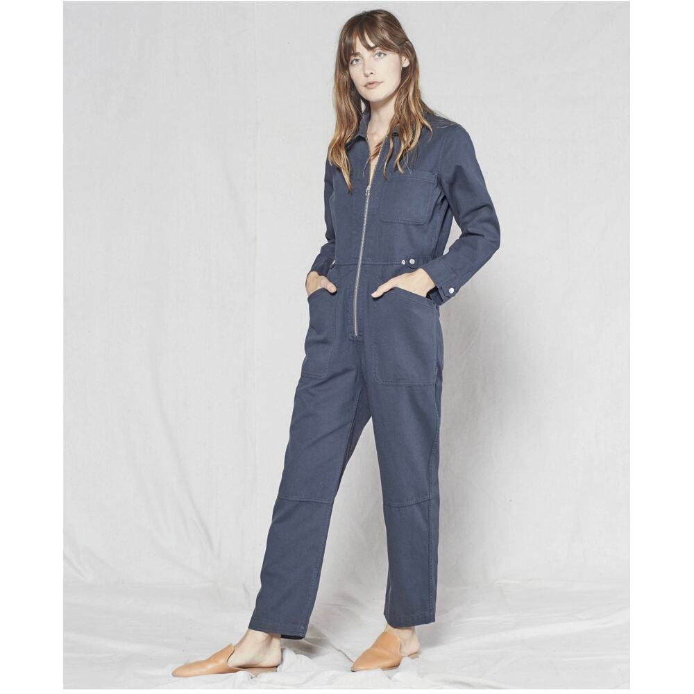 Outerknown Depot Jumpsuit Black Womens Size XS